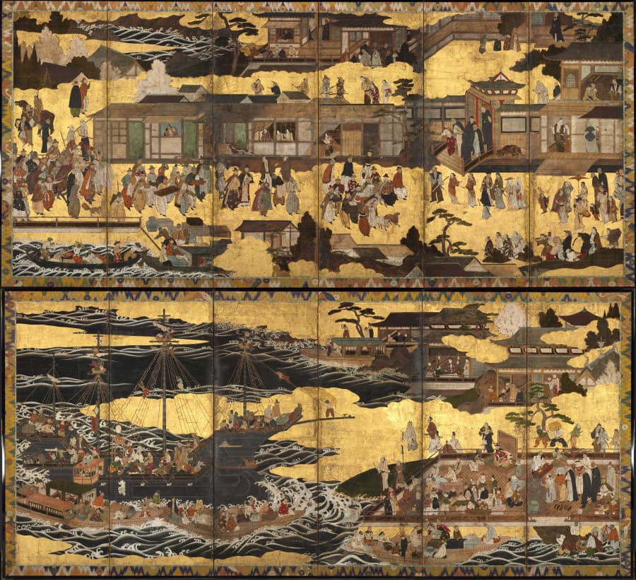 Arrival of the “Southern Barbarians” — Japan, Momoyama period