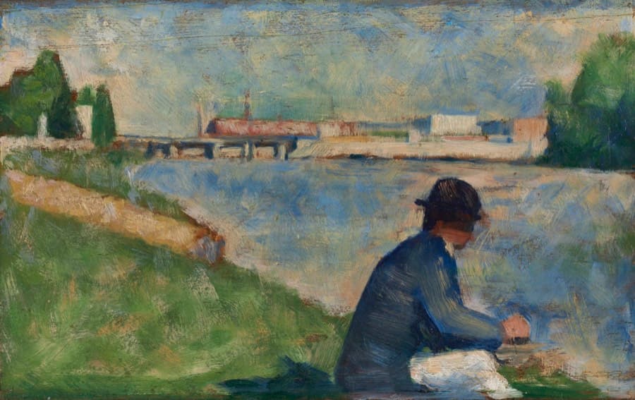 Study for “Bathers at Asnières” — Georges Seurat